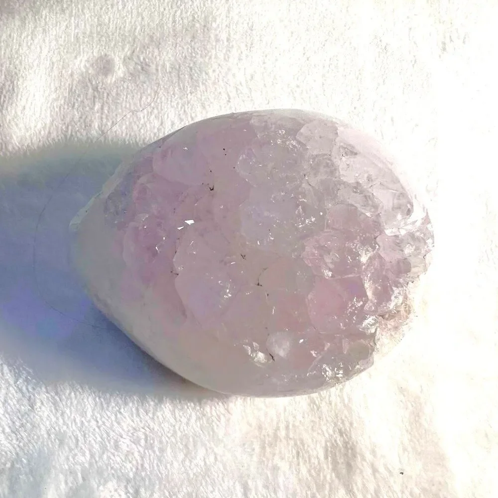 Amethyst Geode Crystal Egg